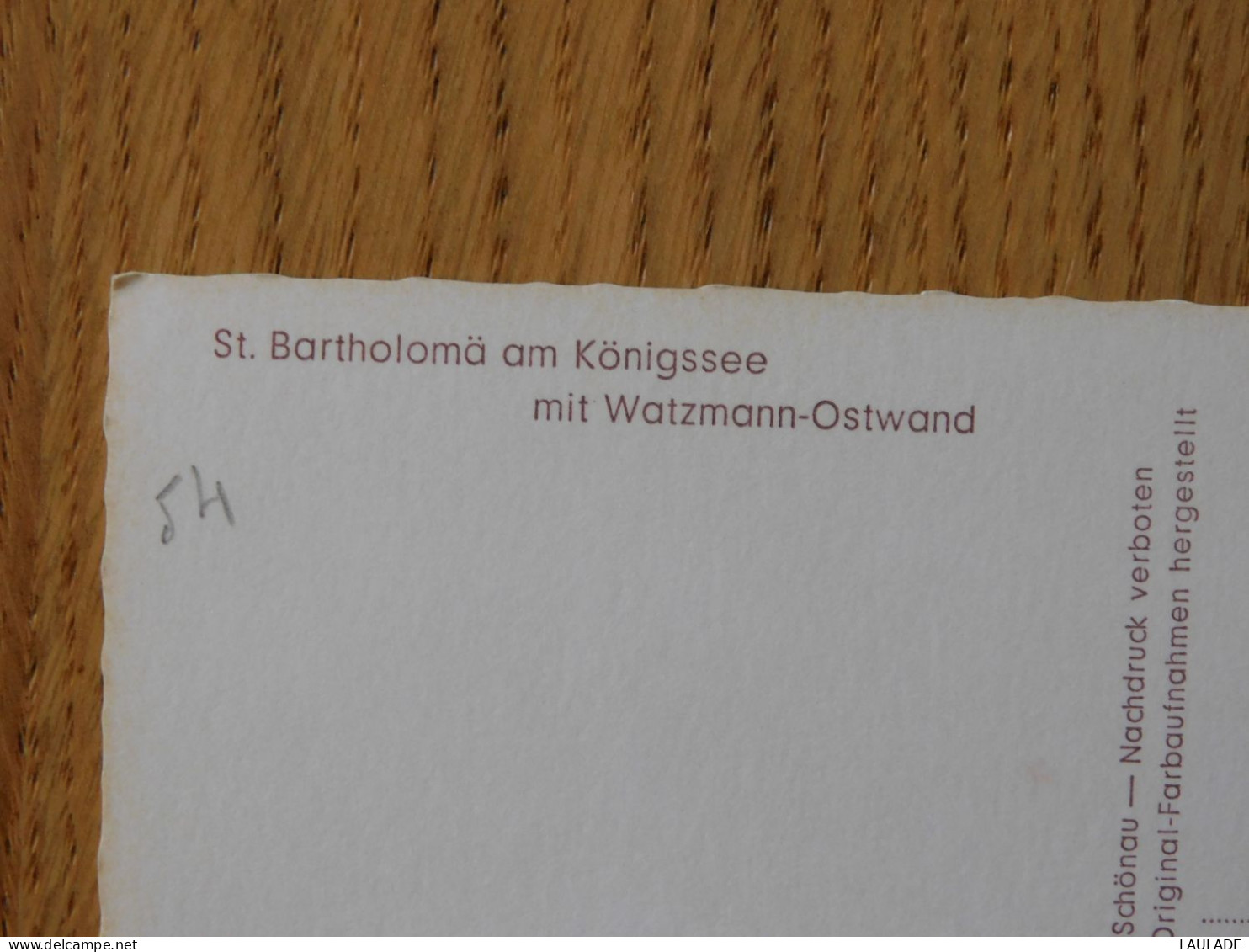 ALLEMAGNE   St  Bartholomä Am Königssee Mit Watzmann Ostwand - Sonstige & Ohne Zuordnung