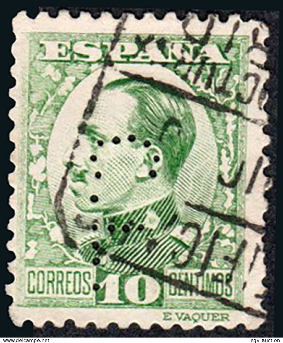 Madrid - Perforado - Edi O 491 - "C.L." Pequeño (Banco) - Used Stamps