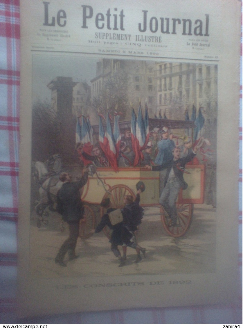 Le Petit Journal N°67 Conscrit De 1892 Chemin De Fer Train Arrêté Par Neige Cheminots Chanson J'ons Perdu Gros F Tourtre - Zeitschriften - Vor 1900