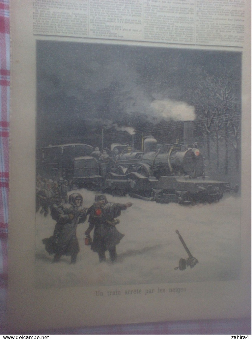 Le Petit Journal N°67 Conscrit De 1892 Chemin De Fer Train Arrêté Par Neige Cheminots Chanson J'ons Perdu Gros F Tourtre - Magazines - Before 1900