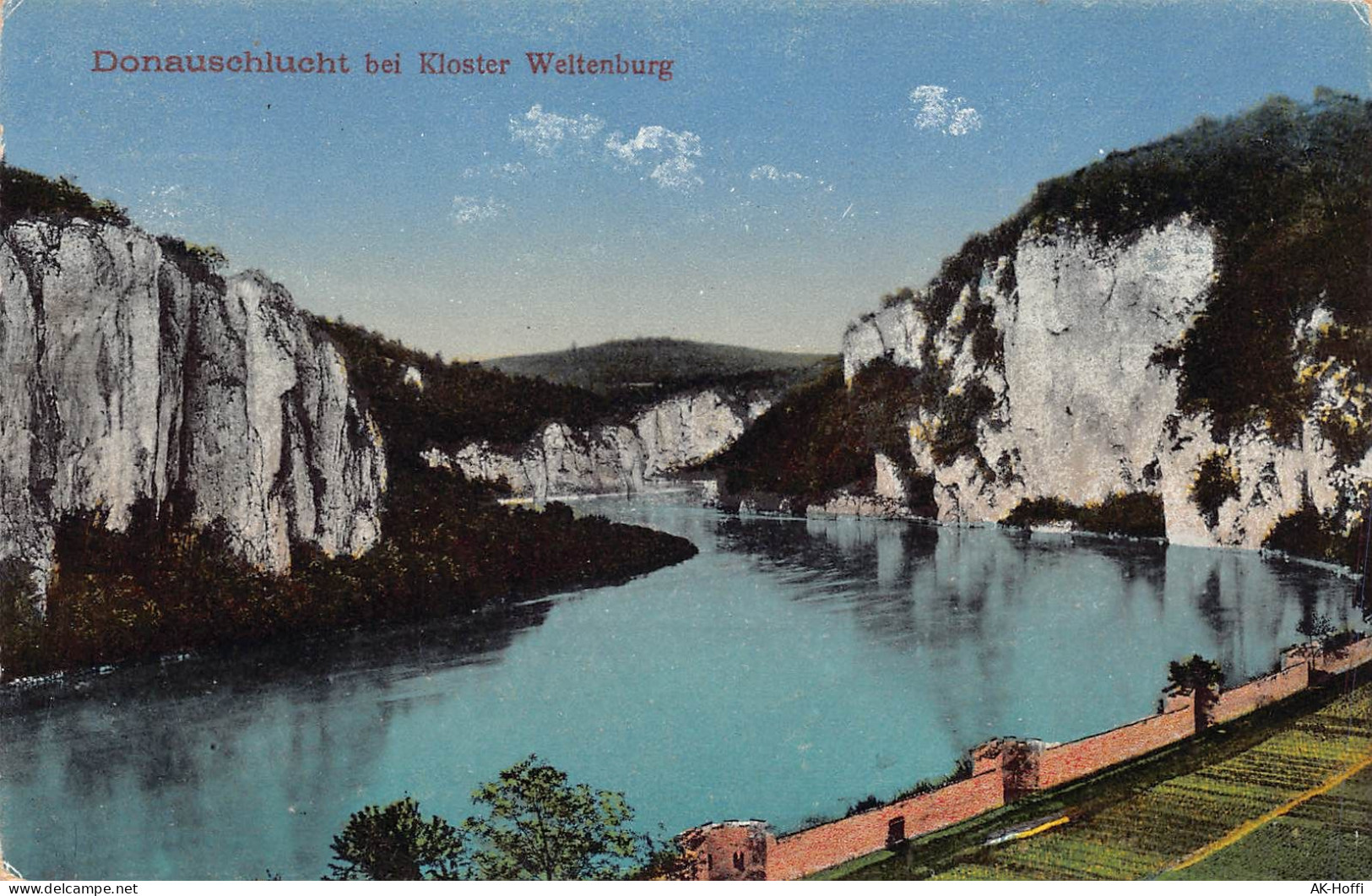 Kehlheim - Donauschlucht Bei Kloster Weltenburg Gl.1920 - Kelheim