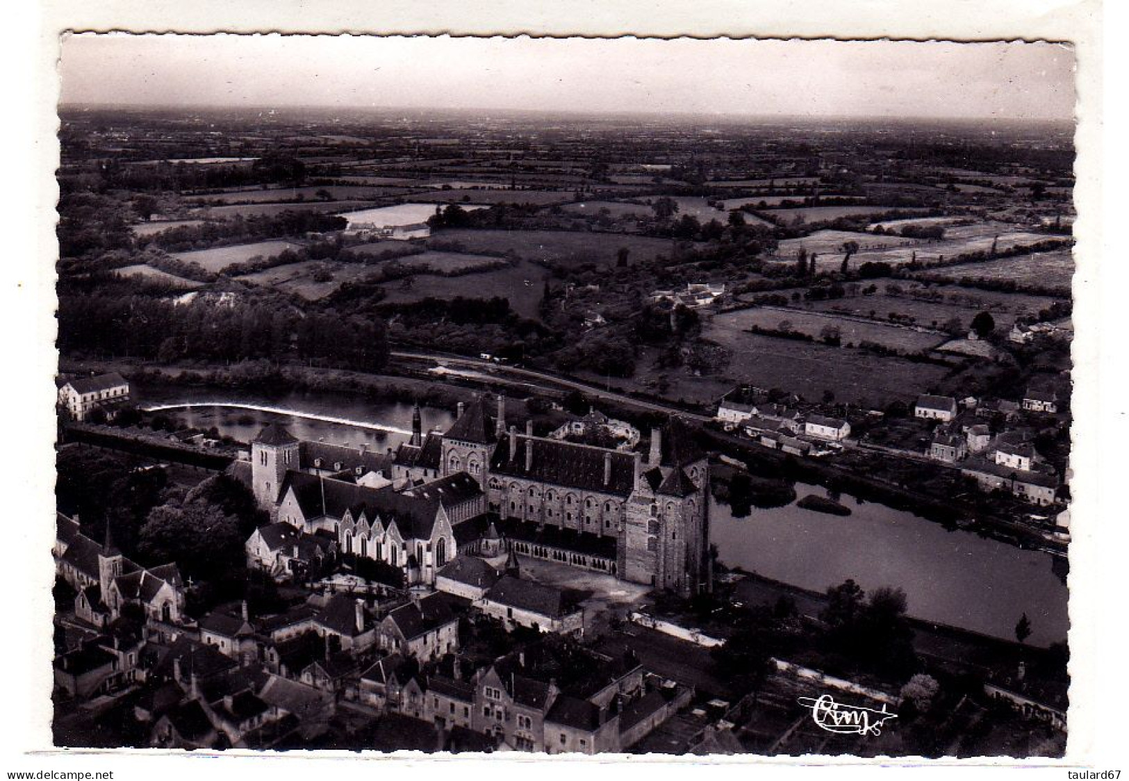 Solesmes Vue Aérienne L'Abbaye St-Pierre - Solesmes