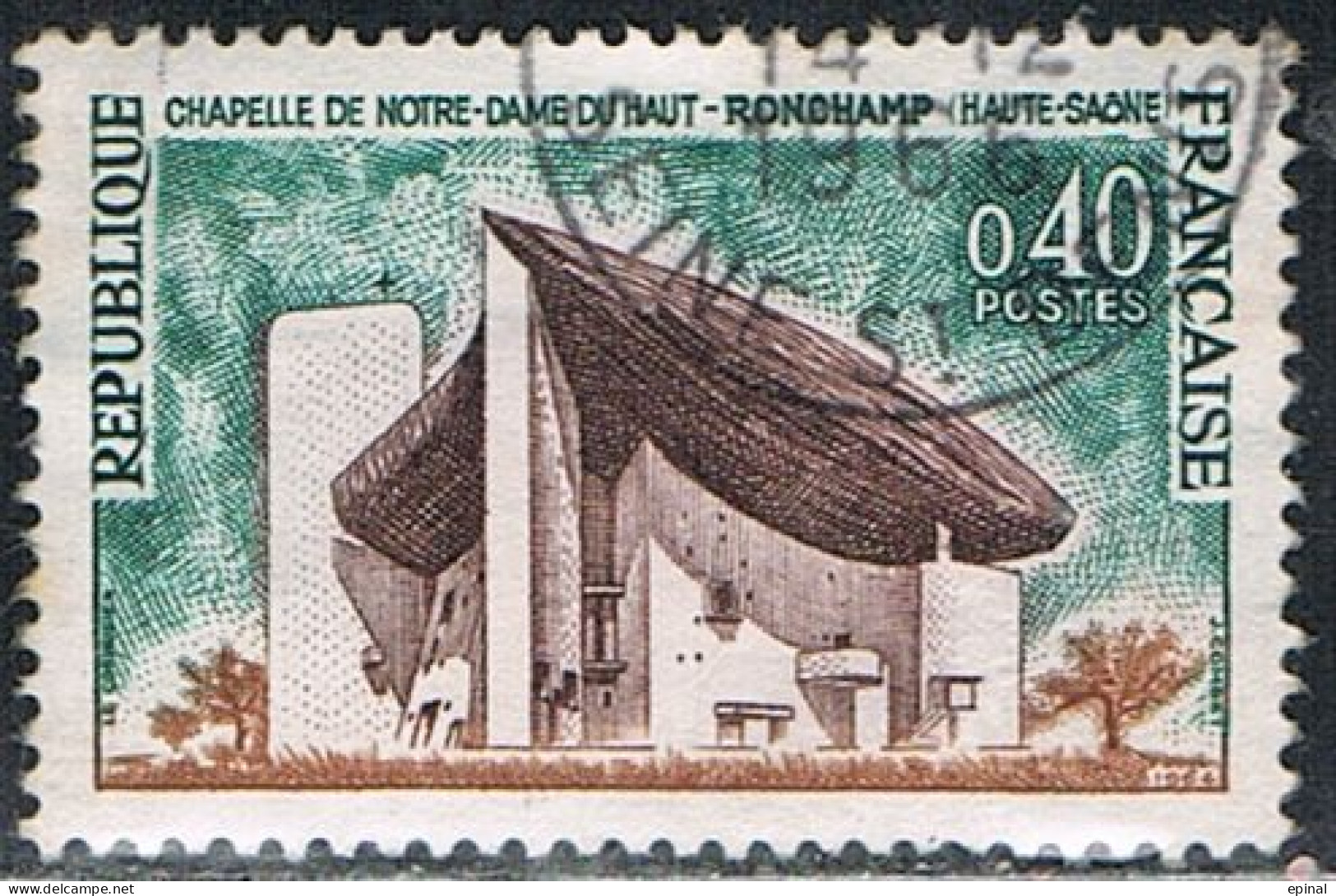 FRANCE : N° 1435 ** Et Oblitéré (Notre-Dame Du Haut, à Ronchamp) - PRIX FIXE - - Neufs