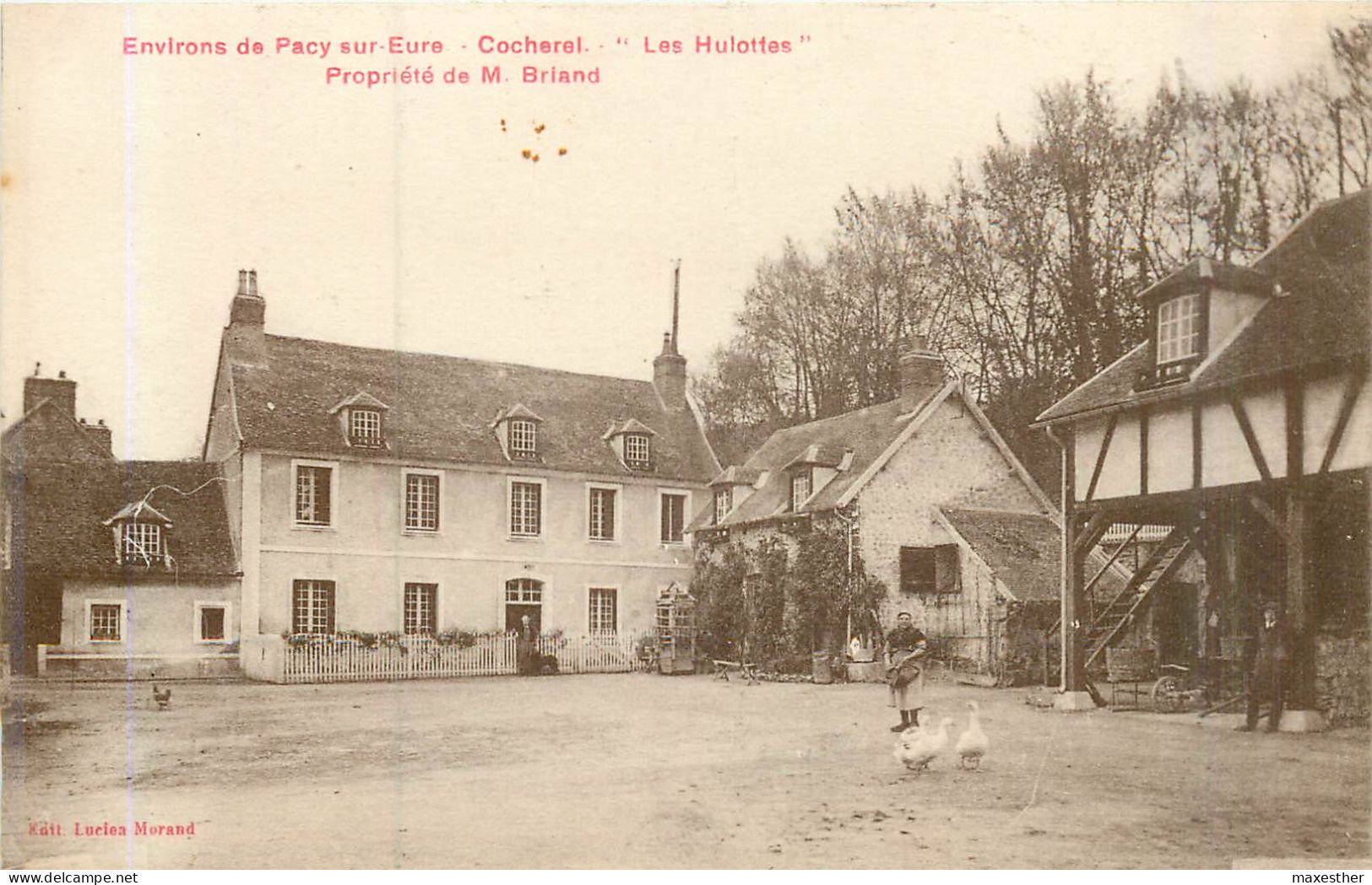 COCHEREL "Les Hulottes" Propriété De M. Briand - Sonstige & Ohne Zuordnung