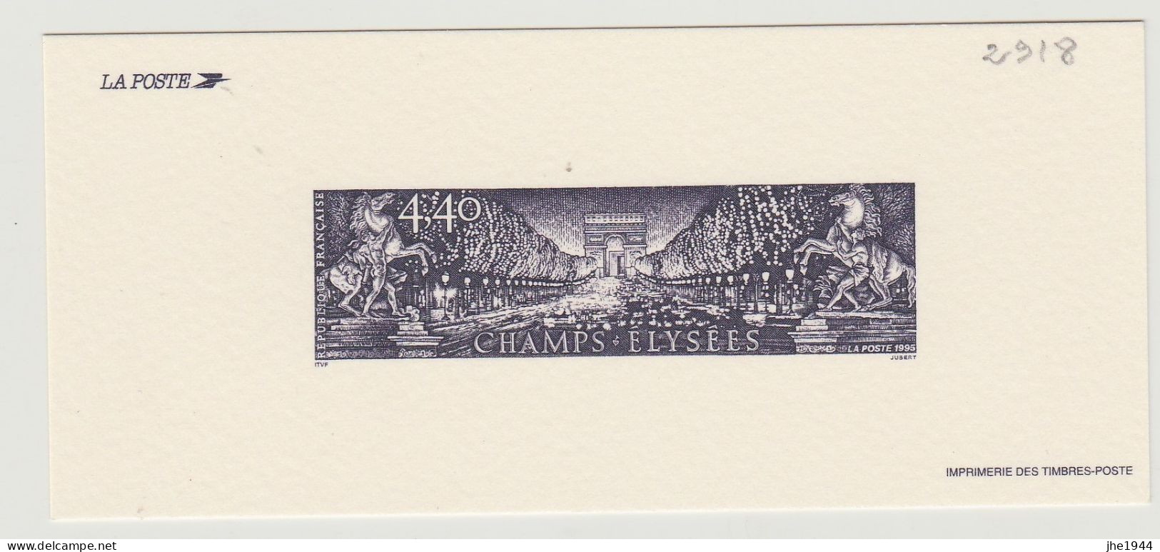 France Divers Ensemble 9 épreuves de timbres courants (Voir détail)