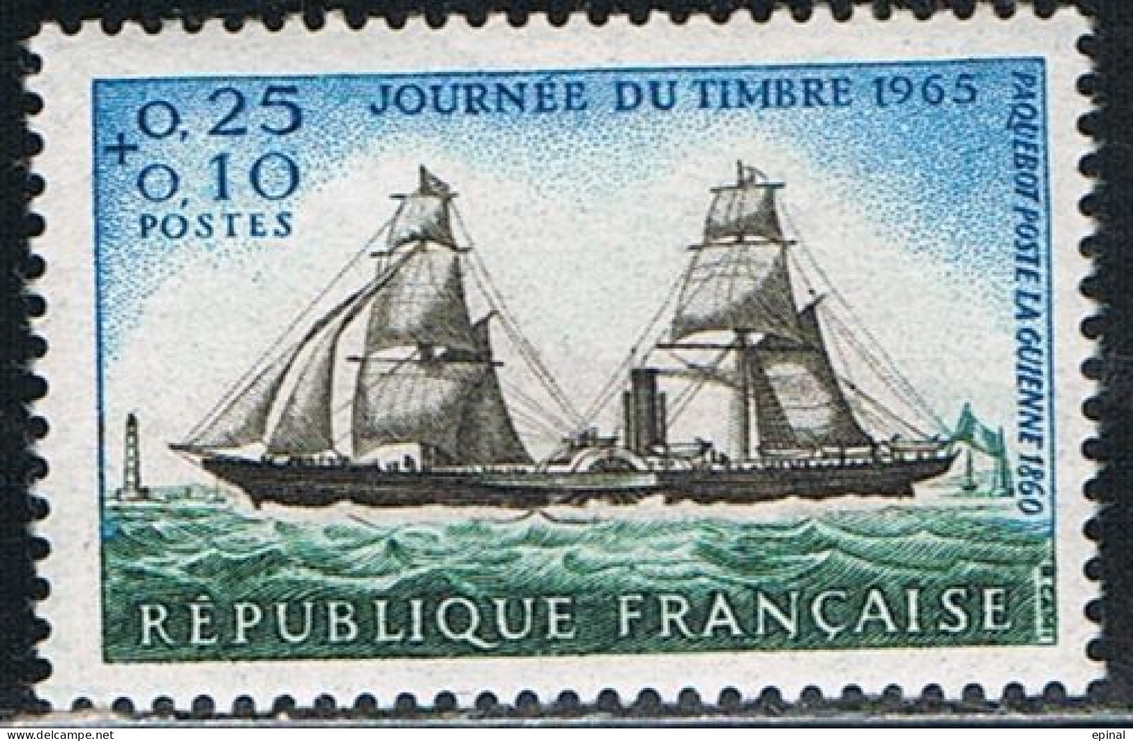 FRANCE : N° 1446 ** (Journée Du Timbre) - PRIX FIXE - - Unused Stamps