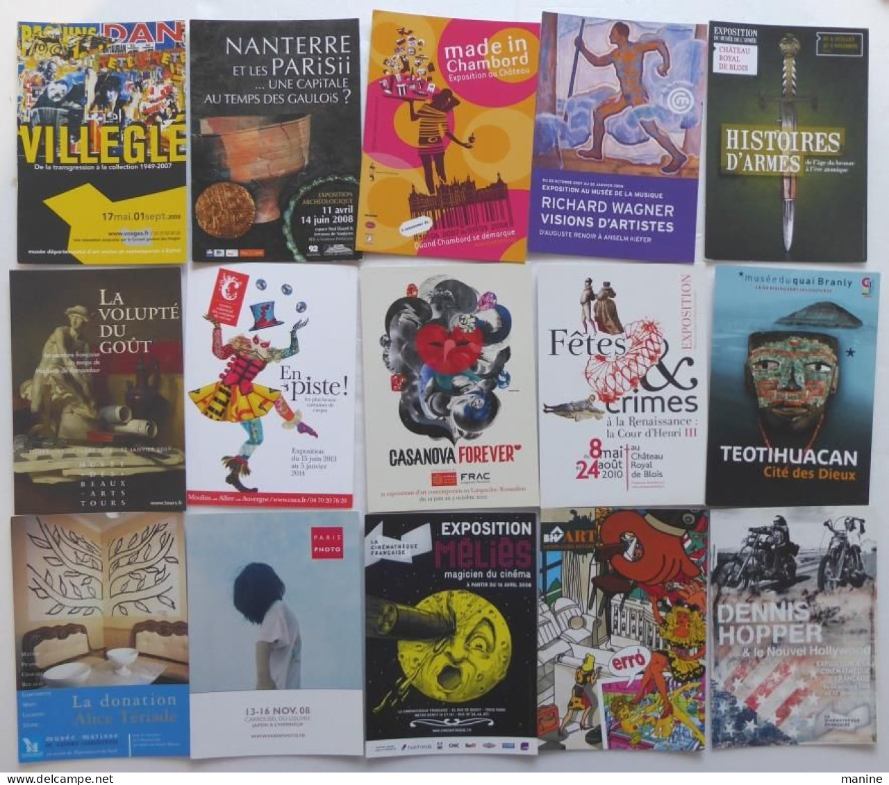 140 "Culture Spectacles "Cartes Publicitaires; Conte, Cirque, Expo, Festival, Musique, Theatre Et Cinèma - Pubblicitari