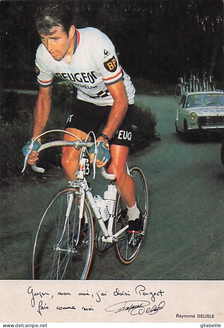Vélo Coureur Cycliste Francais Raymond Delisle - Team Peugeot -  Cycling - Cyclisme - Ciclismo - Wielrennen -SIgnée  - Radsport