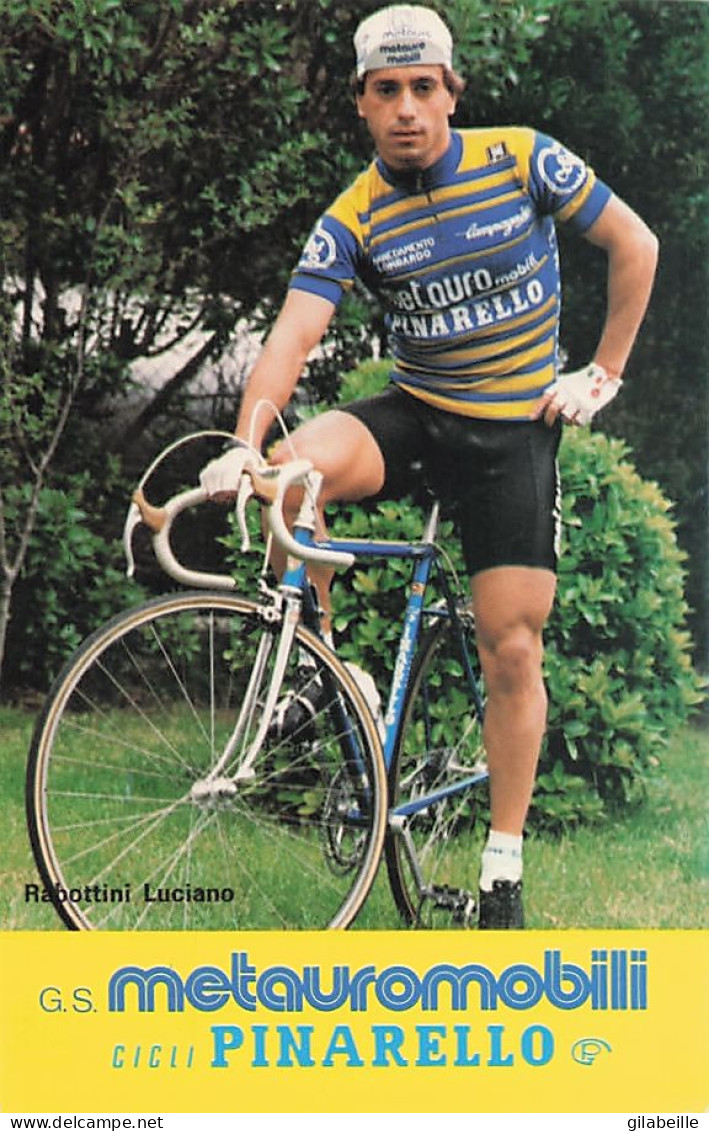 Vélo Coureur Cycliste Italien Luciano Rabottini - Squadra Metauromobili -  Cycling - Cyclisme  Ciclismo - Wielrennen  - Radsport