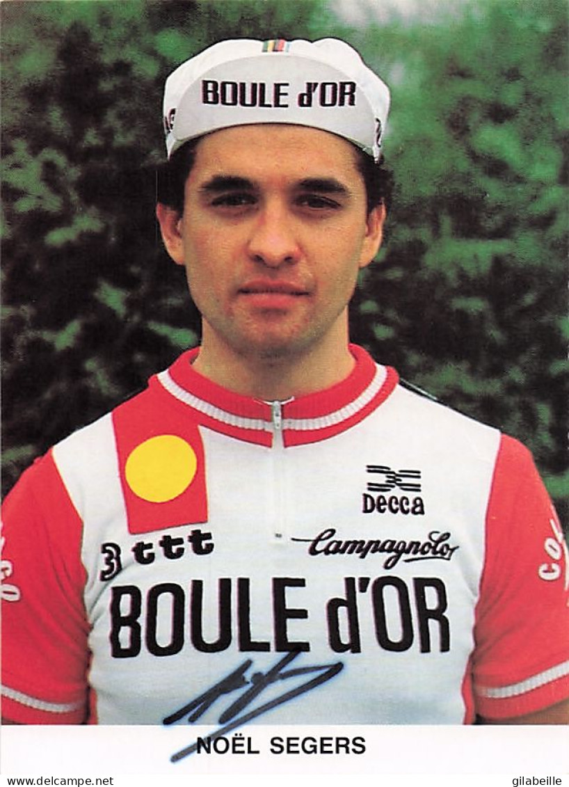 Vélo Coureur Cycliste  Belge Noel Segers - Team Boule D'Or  -  Cycling - Cyclisme  Ciclismo - Wielrennen  - Signée - Cycling
