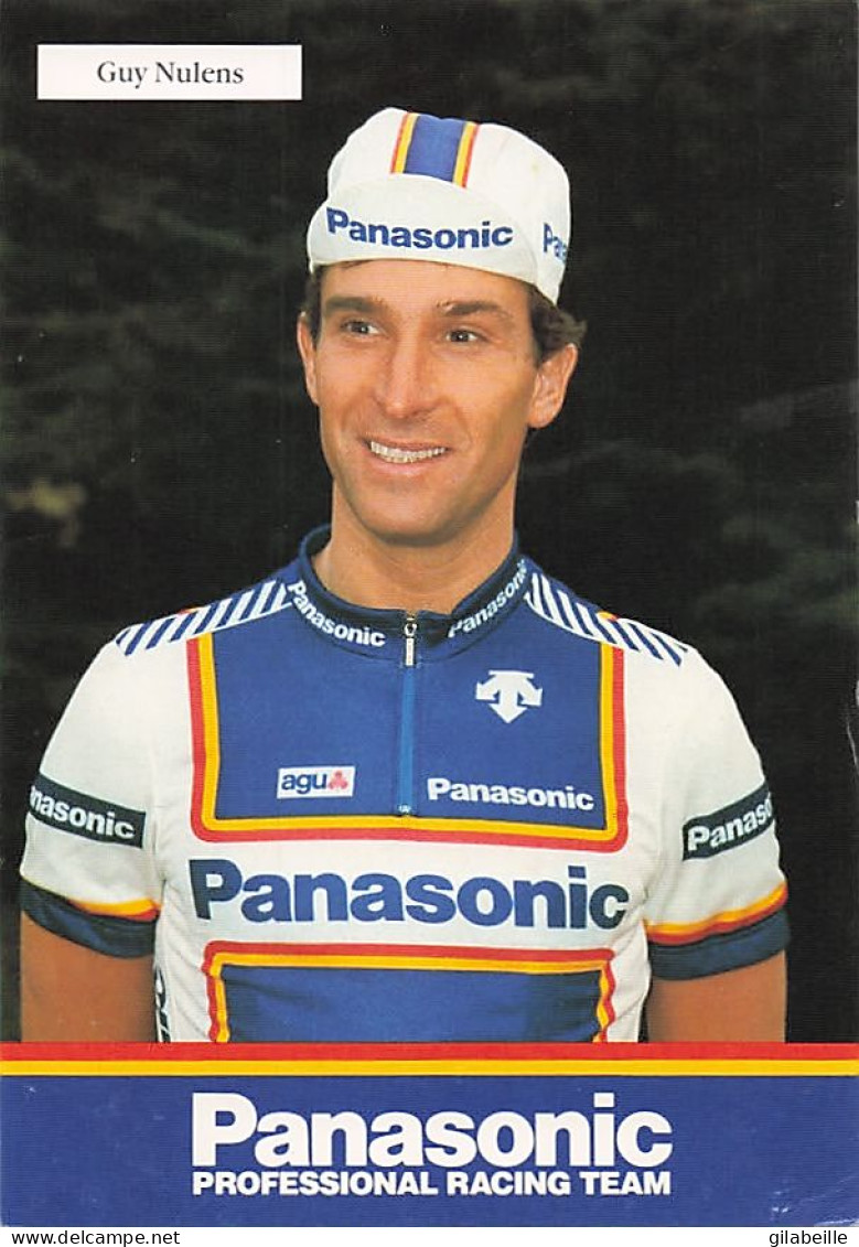 Vélo Coureur Cycliste Belge Guy Nulens - Team Panasonic -  Cycling - Cyclisme  Ciclismo - Wielrennen  - Cyclisme