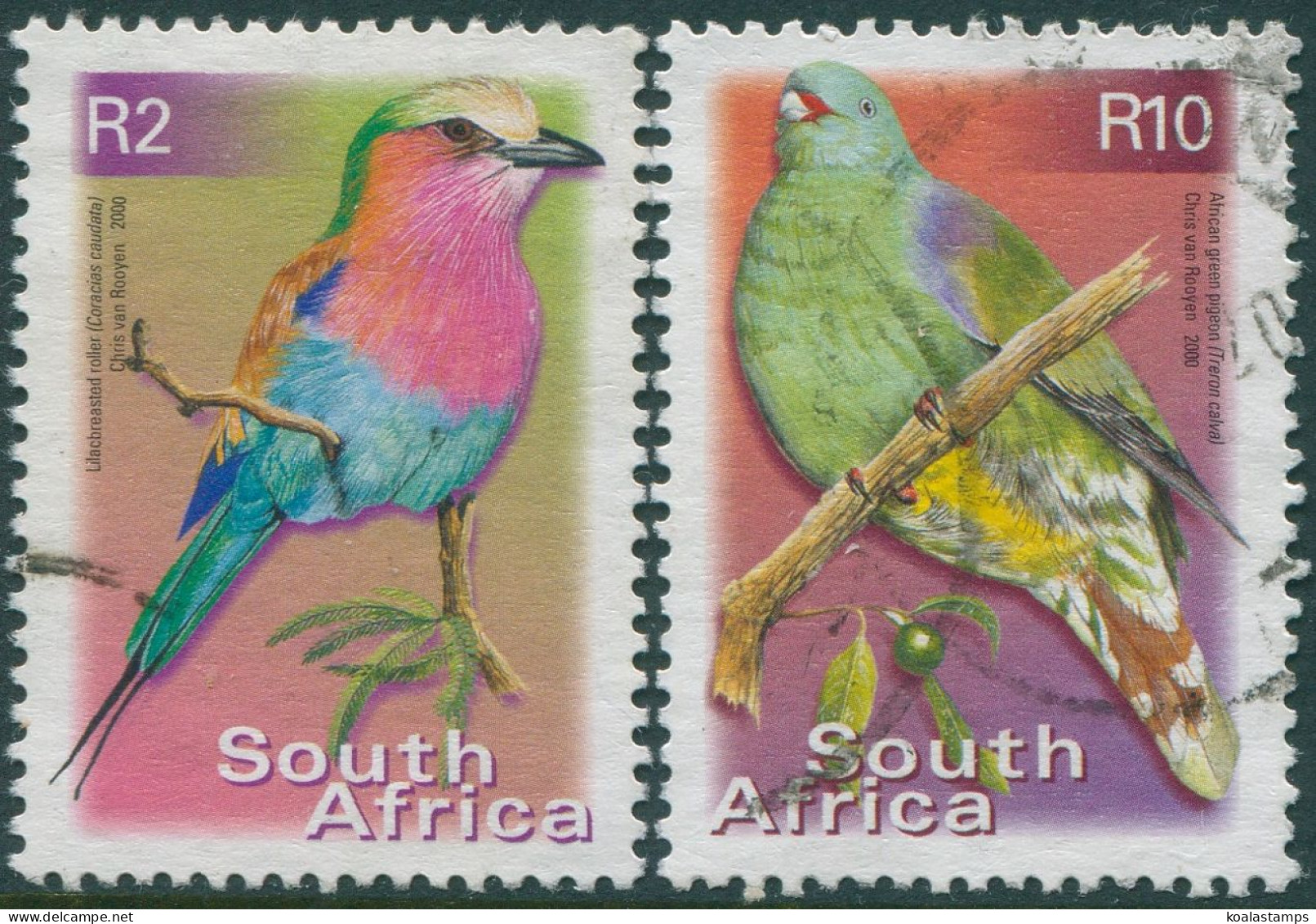 South Africa 2000 SG1224-1229 Birds (2) FU - Andere & Zonder Classificatie