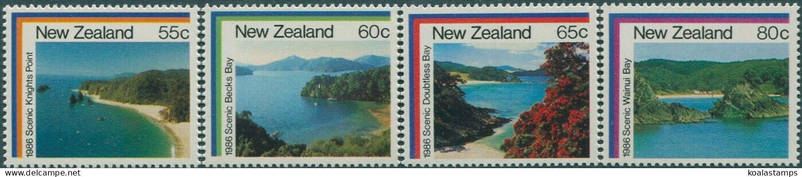 New Zealand 1986 SG1395-1398 Scenic Bays Set MNH - Other & Unclassified