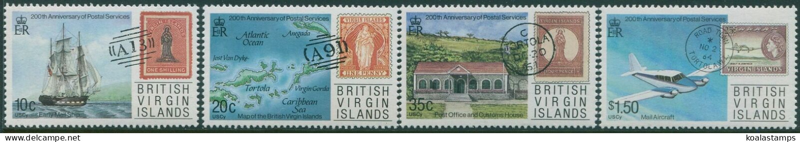 British Virgin Islands 1987 SG662-665 Postal Services Set MNH - British Virgin Islands