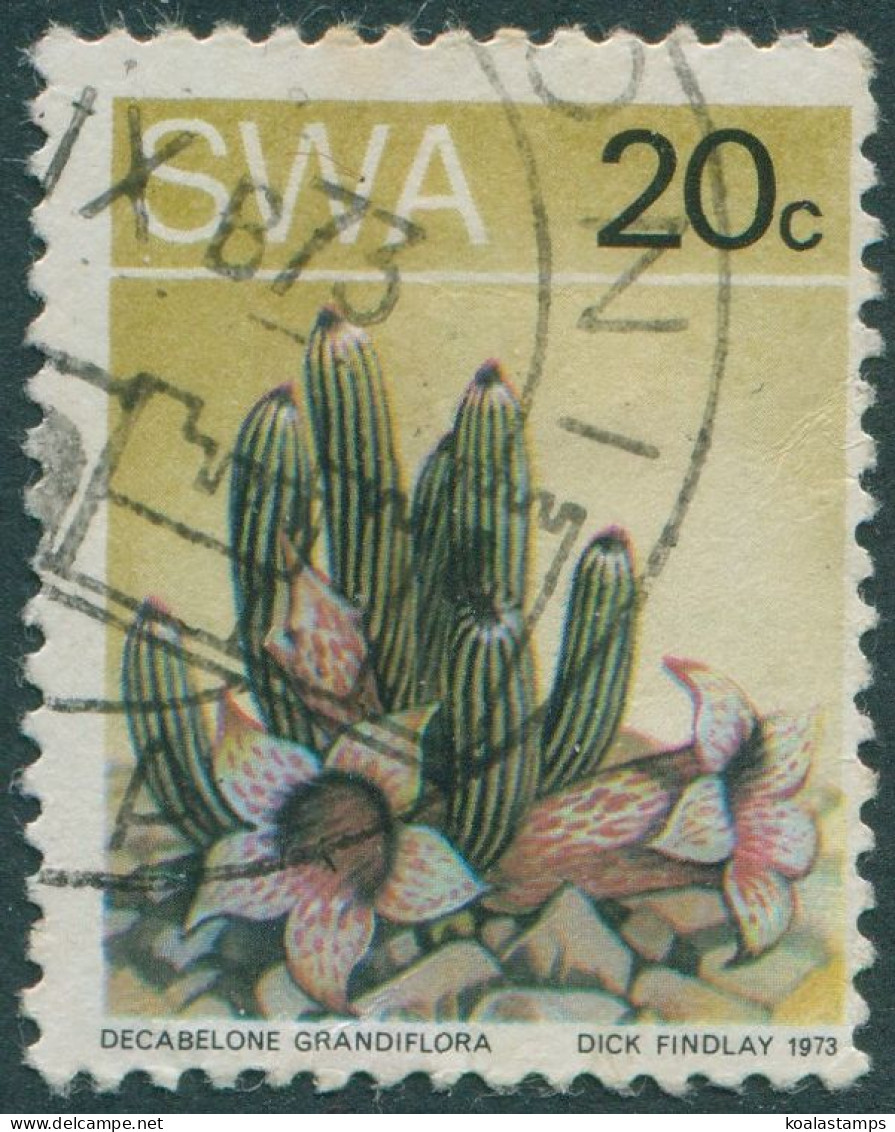 South West Africa 1973 SG252 20c Succulent FU - Namibië (1990- ...)