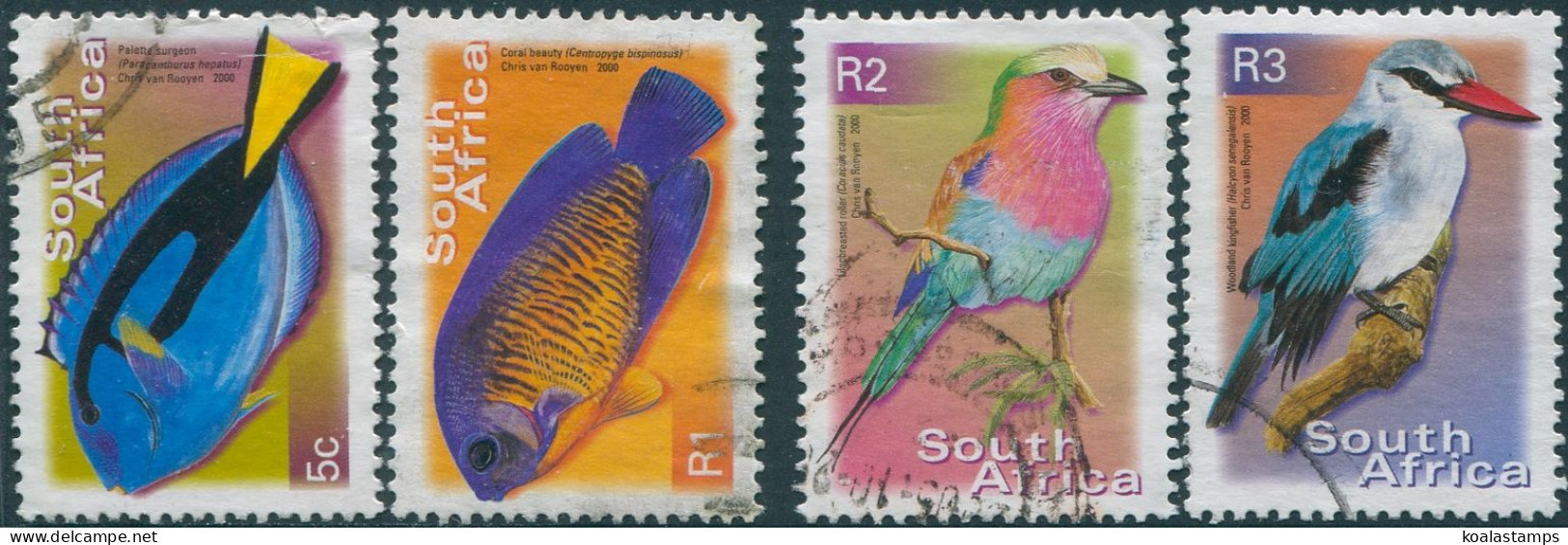 South Africa 2000 SG1205-1226 Fish And Birds (4) FU - Other & Unclassified