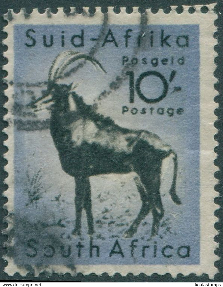 South Africa 1954 SG164 10s Sable Antelope FU - Altri & Non Classificati