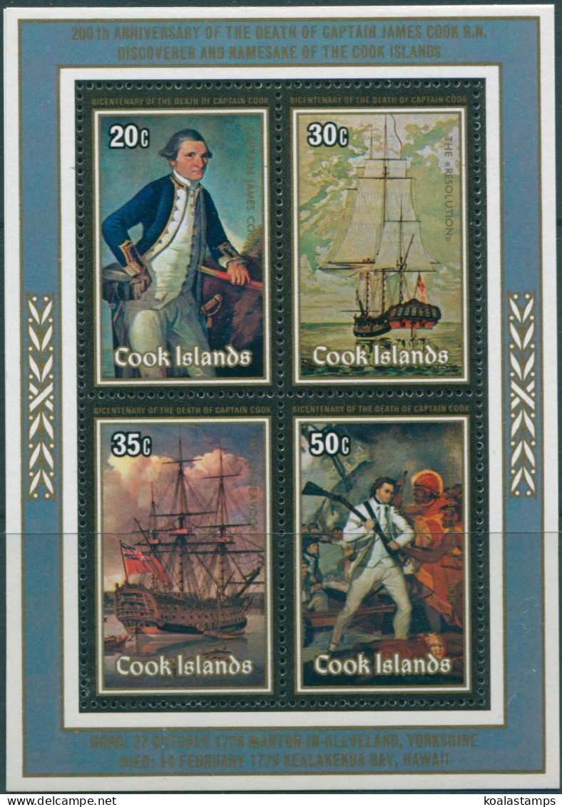 Cook Islands 1979 SG632 Cook Bi-centenary MS MNH - Cookinseln