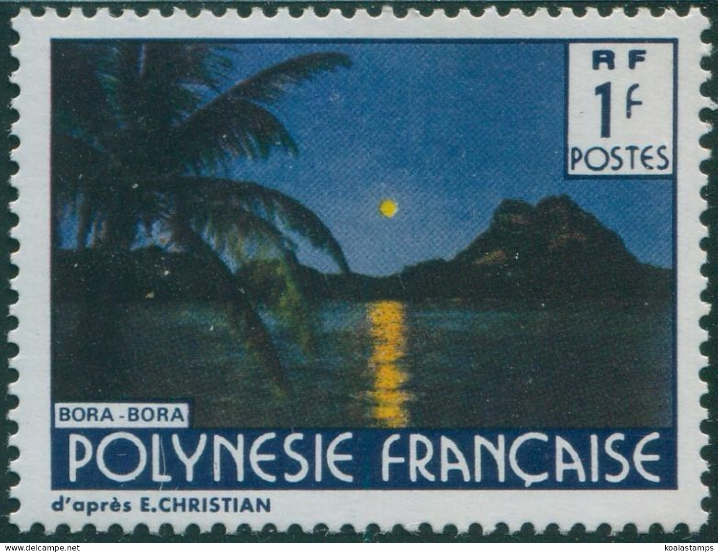 French Polynesia 1986 SG468a 1f Bora-Bora MNH - Altri & Non Classificati