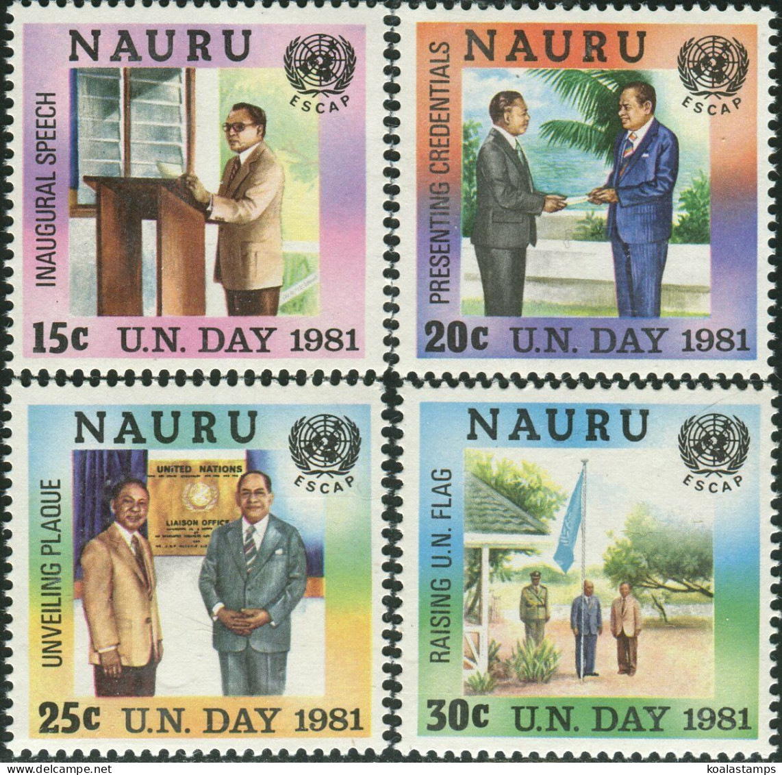 Nauru 1981 SG244-247 United Nations Day Set MNH - Nauru