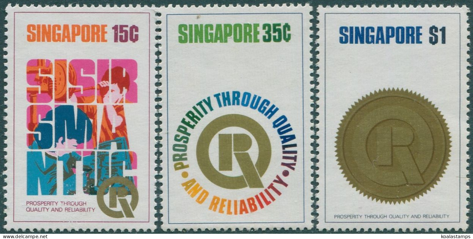 Singapore 1973 SG189-192 Prosperity (3) MNH - Singapur (1959-...)