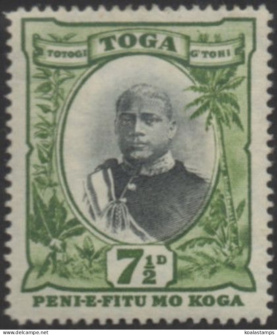 Tonga 1897 SG48 7½d King George II MLH - Tonga (1970-...)