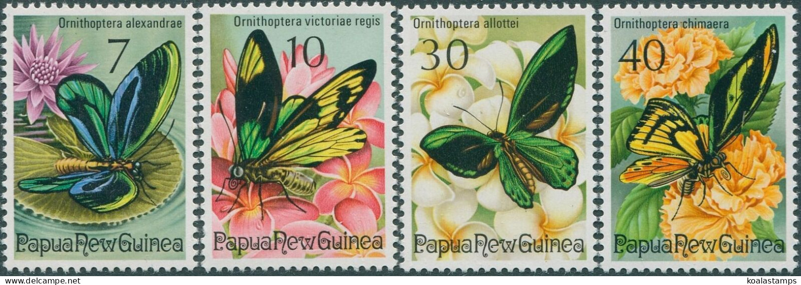 Papua New Guinea 1975 SG286-289 Butterflies Set MNH - Namibie (1990- ...)