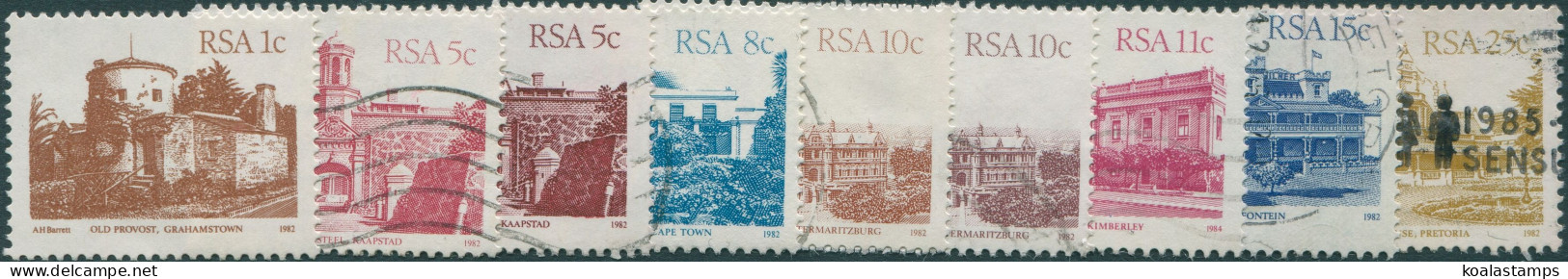 South Africa 1982 SG511-523 Architecture (9) FU - Altri & Non Classificati