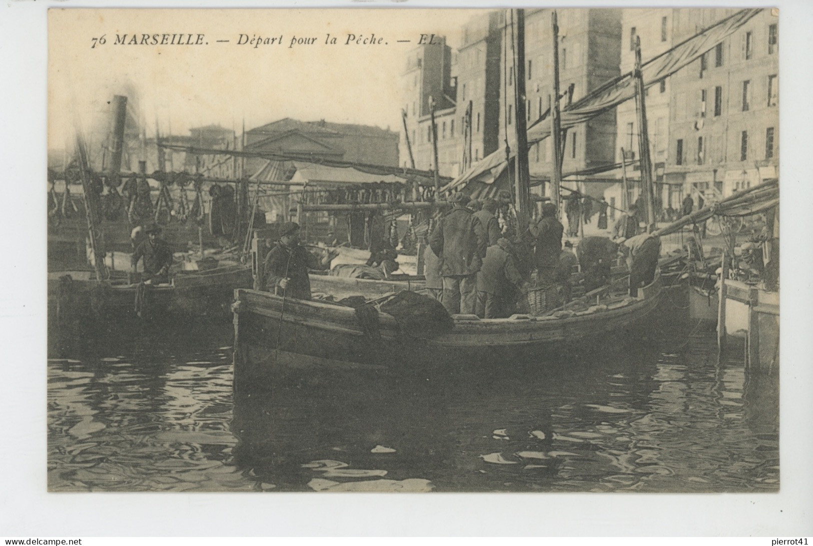 MARSEILLE - Départ Pour La Pêche - Old Port, Saint Victor, Le Panier