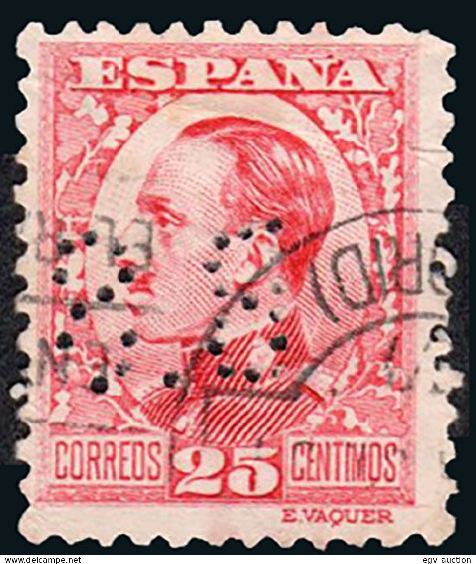 Madrid - Perforado - Edi O 495 - "B.S" (Banco) - Used Stamps