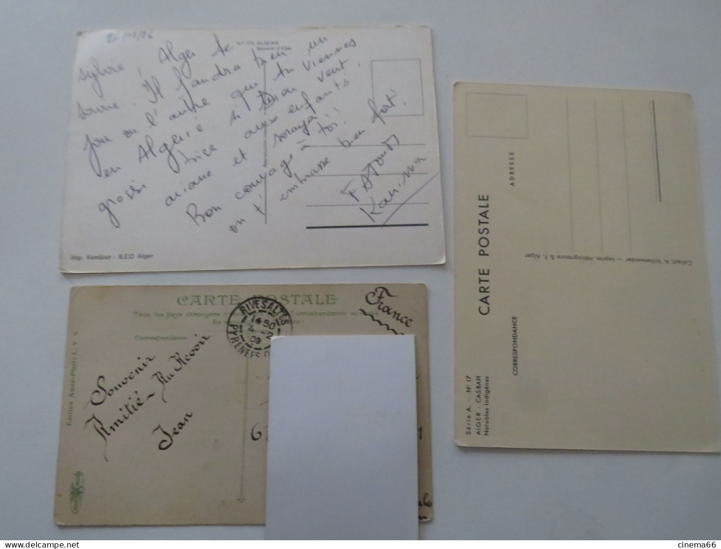 ALGER - Lot De 3 Cartes - Algerien