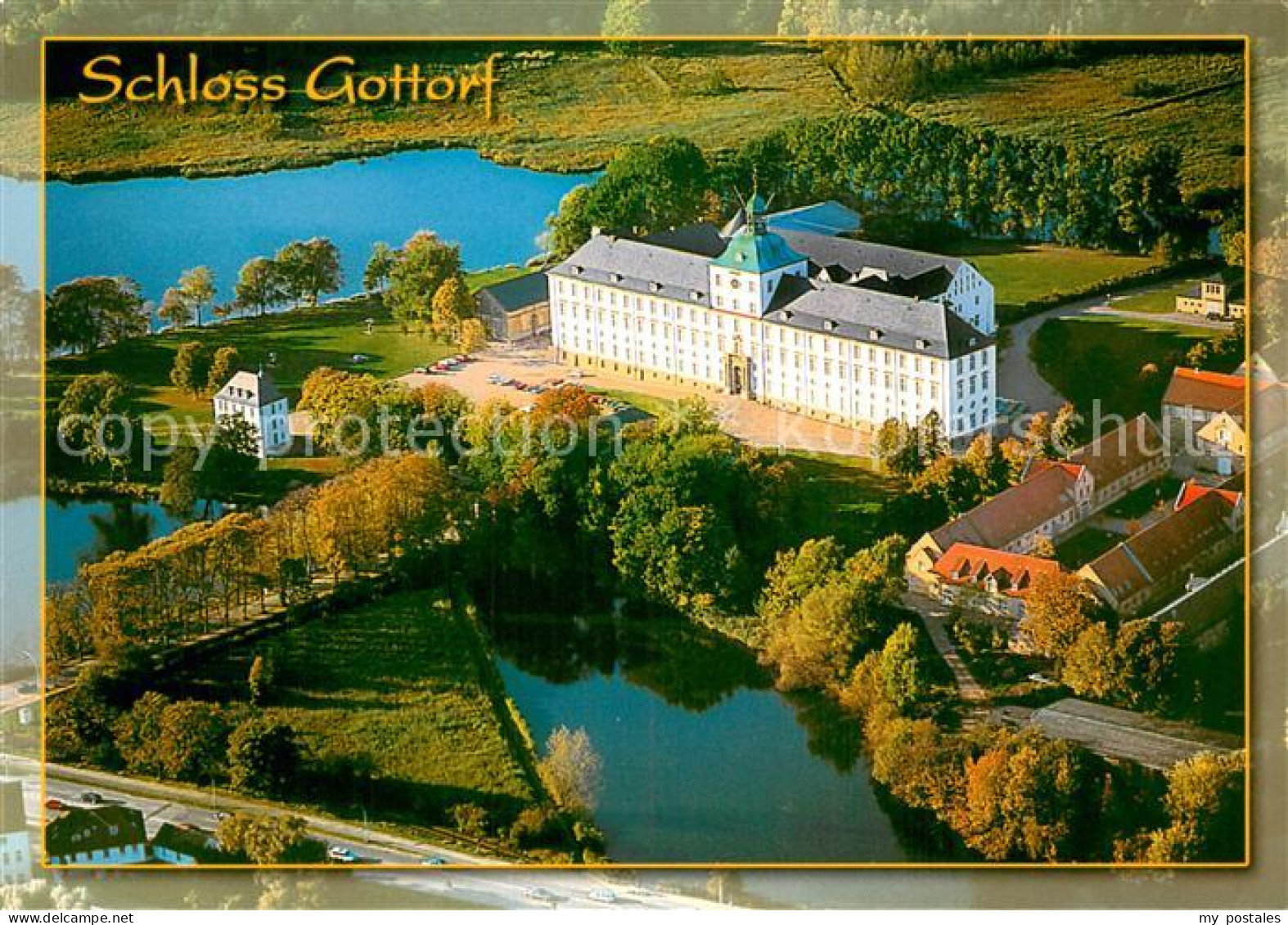 73724564 Schleswig Schlei Schloss Gottorf Fliegeraufnahme Schleswig Schlei - Autres & Non Classés