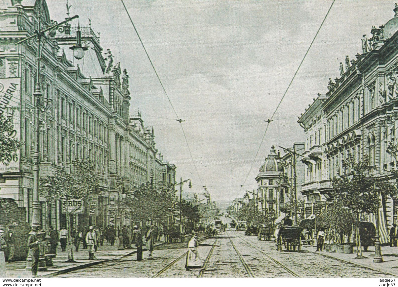 Boekarest Bucuresti 1901 HERUITGAVE Tram - Tramways