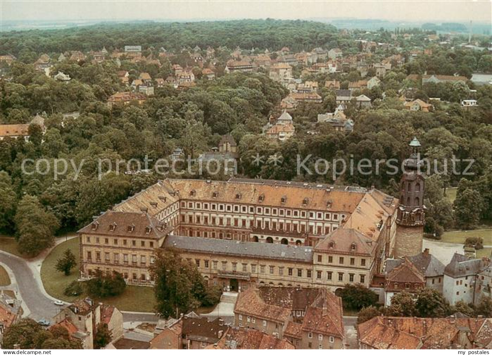 73724558 Weimar  Thueringen Schloss Fliegeraufnahme  - Weimar