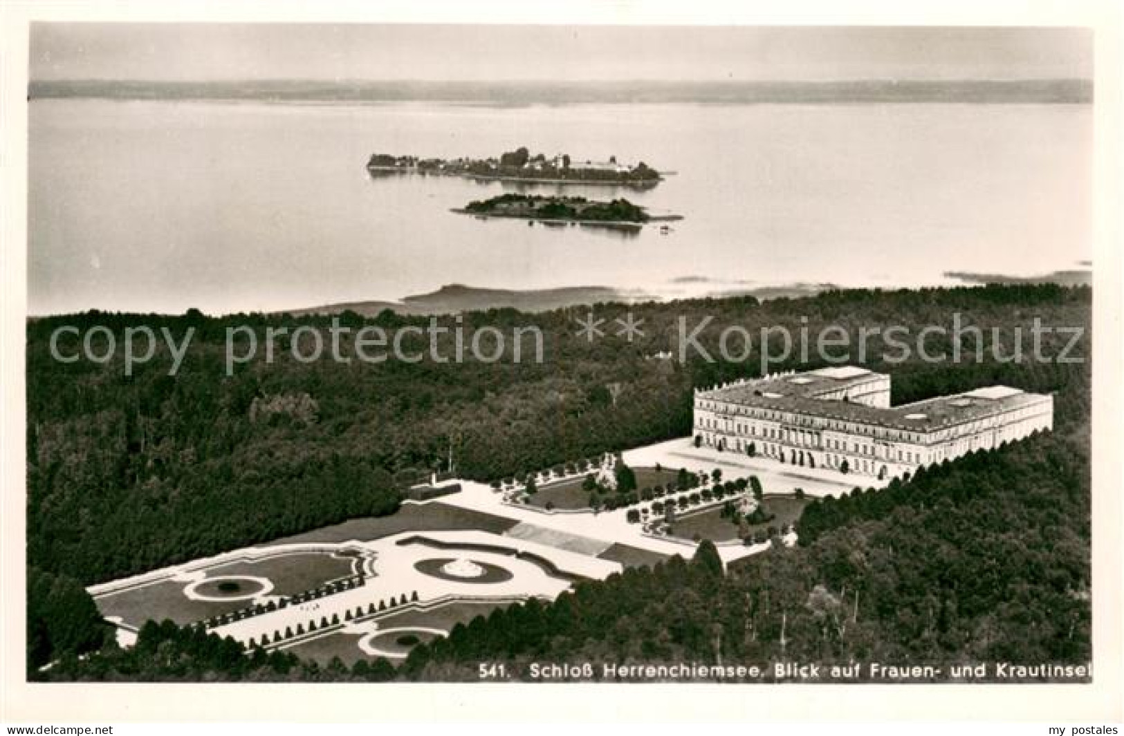 73724538 Herrenchiemsee Schloss Herrenchiemsee Mit Frauen Und Krautinsel Flieger - Sonstige & Ohne Zuordnung