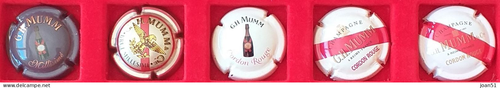 (3) 5 Capsules Mumm - Mumm GH Et Cie