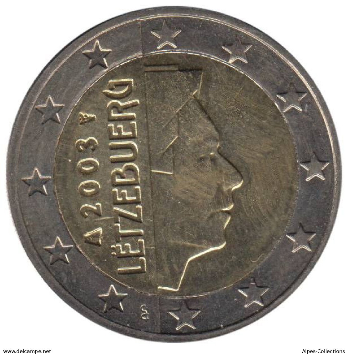 LU20003.1 - LUXEMBOURG - 2 Euros - 2003 - Luxemburgo