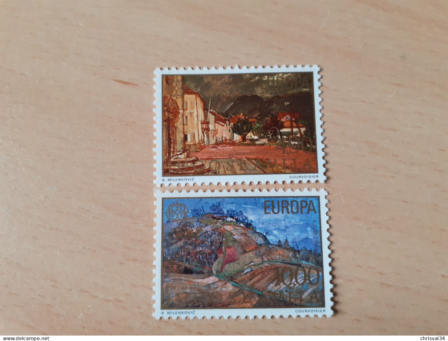 TIMBRES   YOUGOSLAVIE    ANNÉE  1977      N  1573  /  1574   COTE  1,50  EUROS   NEUFS   LUXE** - Unused Stamps