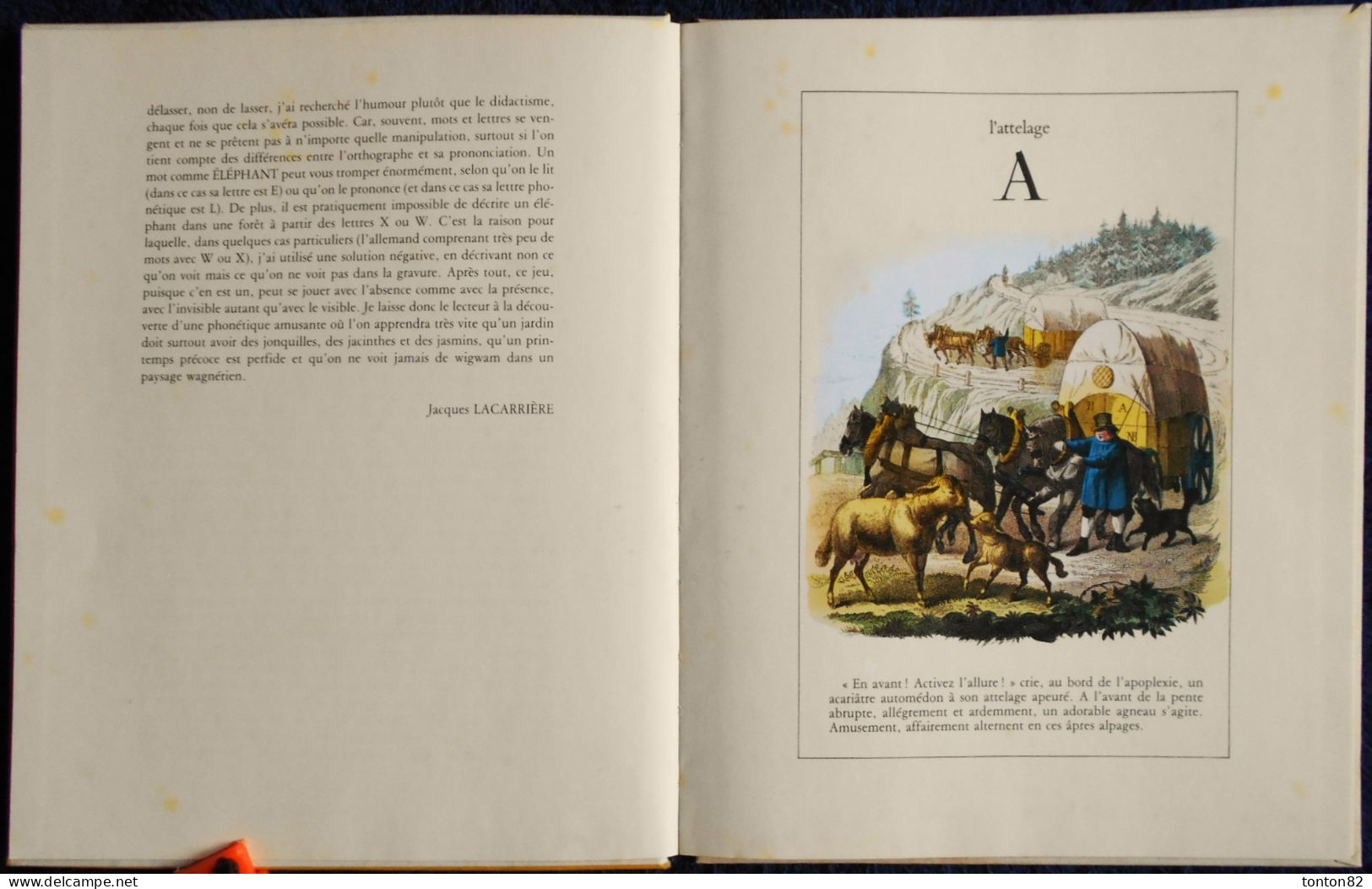 Abécédaire Du Temps Passé - Éditions GP, Rouge Et Or - ( 1982 ) . - Bibliothèque Rouge Et Or