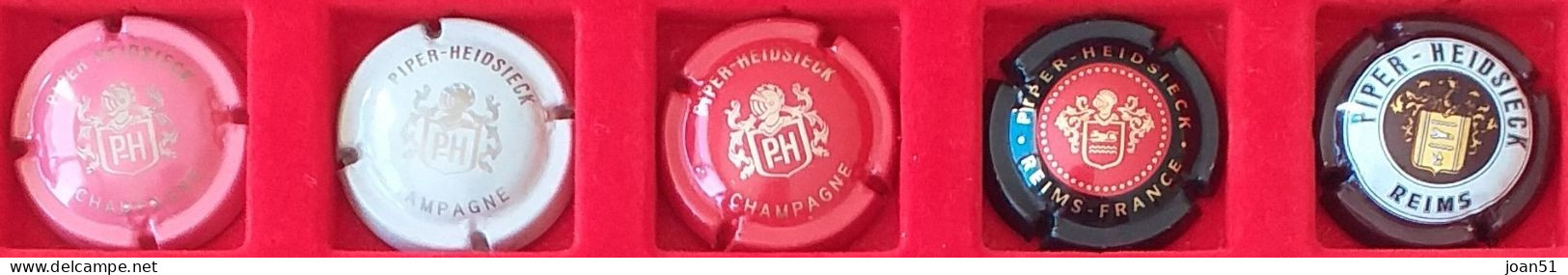 (3) 5 Capsules Piper Heidsieck - Piper Heidsieck