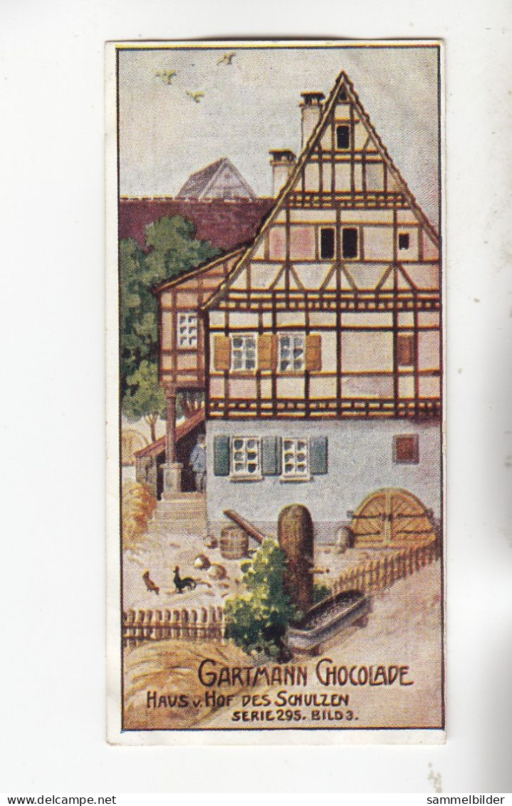 Gartmann  Schwäbisches Dorf   Haus Und Hof Des Schulzen      Serie 295 #3 Von 1909 - Autres & Non Classés