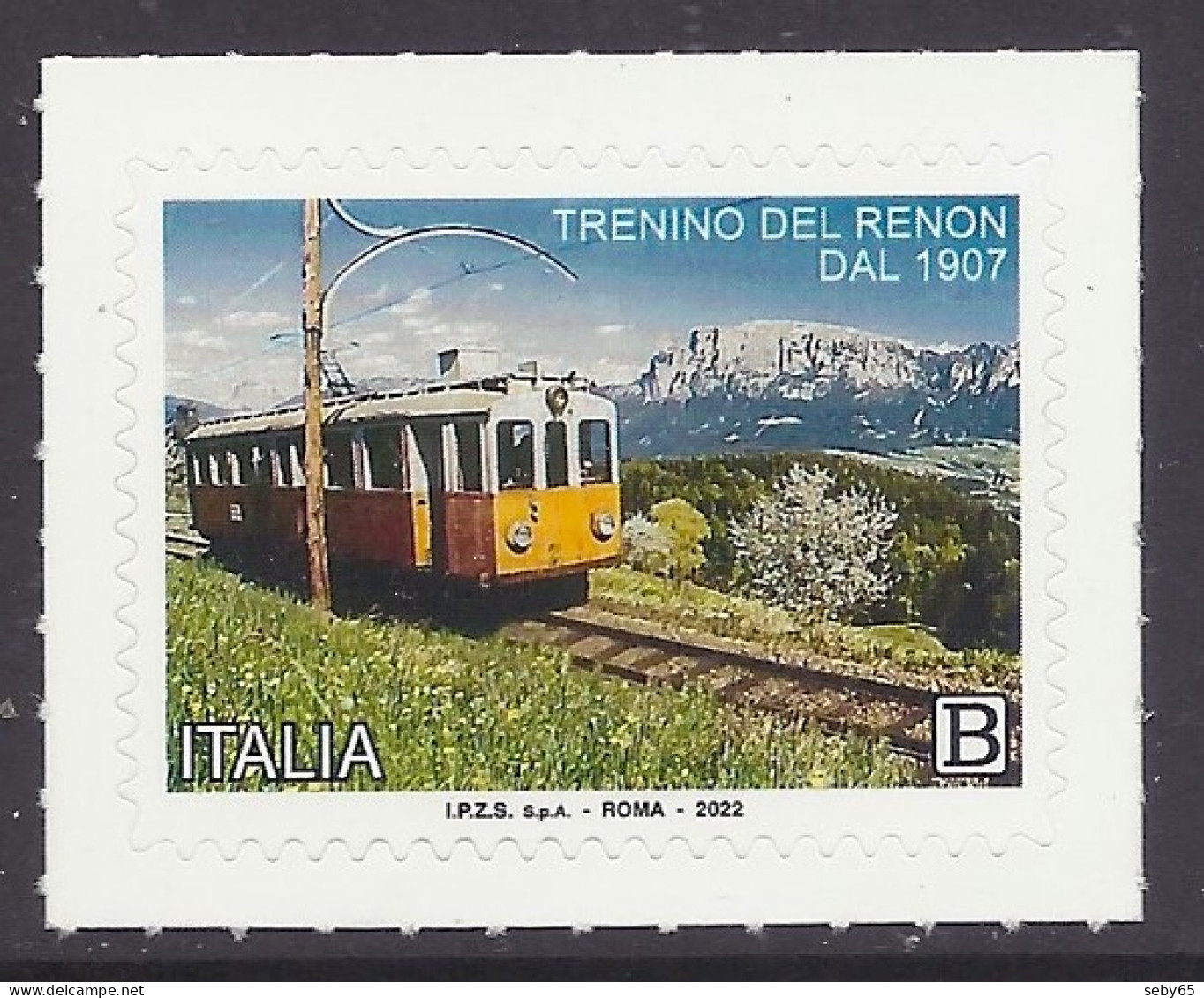 Italia / Italy 2022 - Trenino Renon, RittnerBahn, Collalbo Klobenstein, Sciliar Dolomites, Trains, Train, Mountains MNH - 2021-...: Mint/hinged