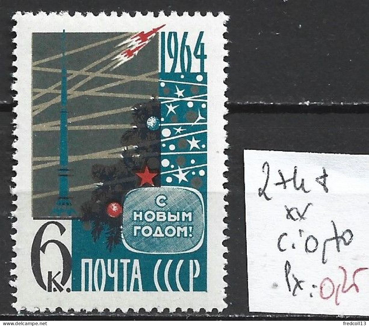 RUSSIE 2748 ** Côte 0.70 € - Unused Stamps