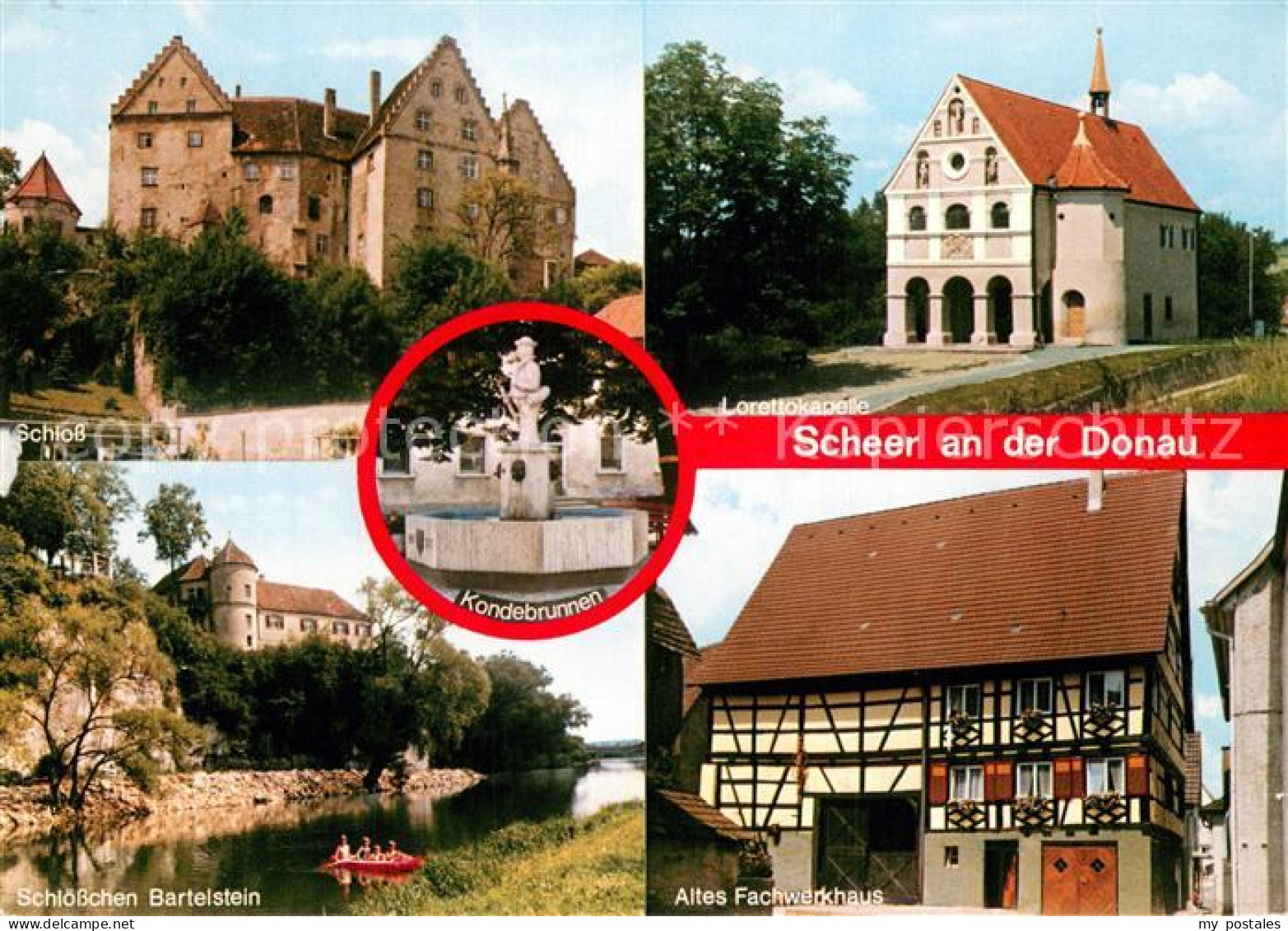 73724458 Scheer Schloss Lorettokapelle Kondebrunnen Schloesschen Bartelstein Alt - Other & Unclassified