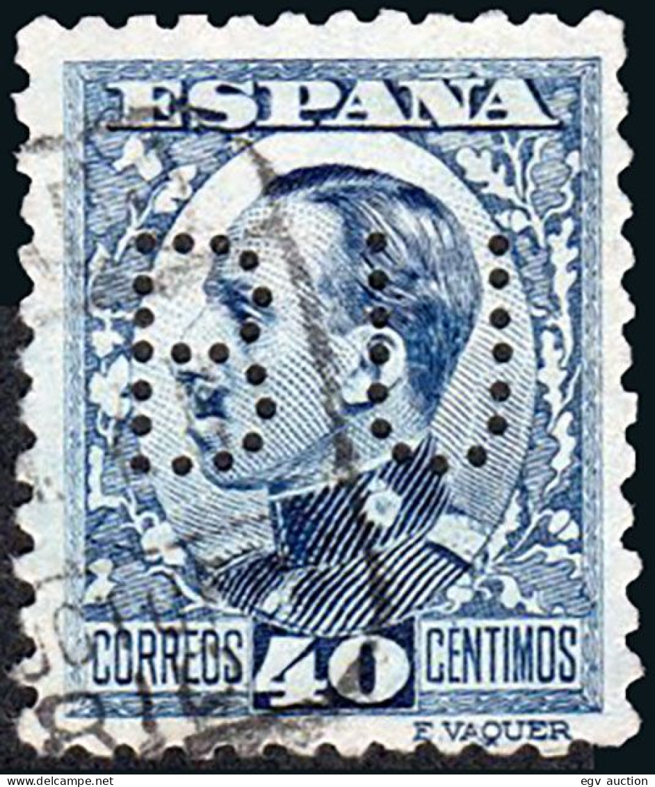 Madrid - Perforado - Edi O 497 - "BU" (Banco) - Used Stamps