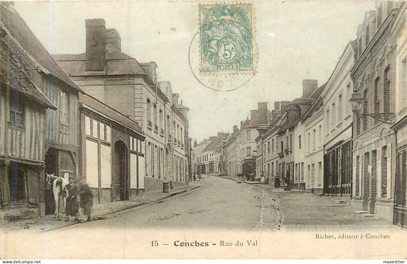 CONCHES Rue Du Val - Conches-en-Ouche