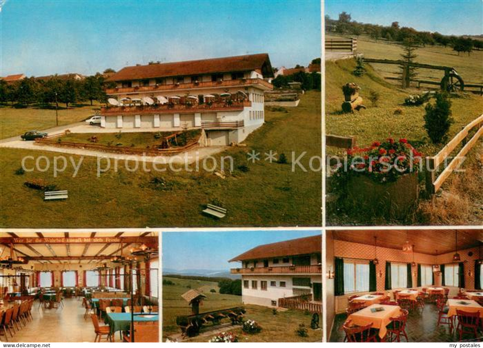 73724426 Momart Gasthof Pension Zur Post Panorama Gastraeume Brunnen Momart - Bad Koenig