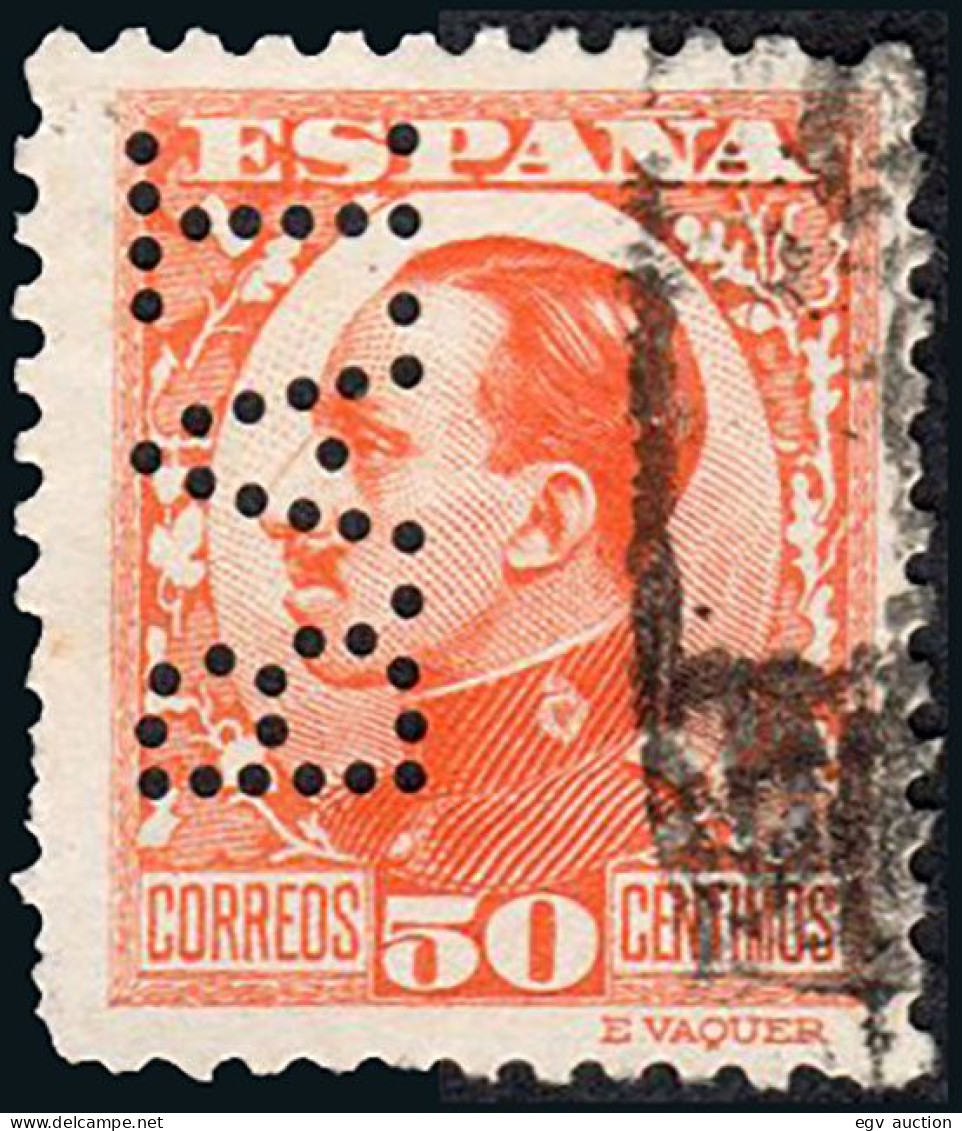 Madrid - Perforado - Edi O 498 - "B.A.T" (Banco) - Used Stamps