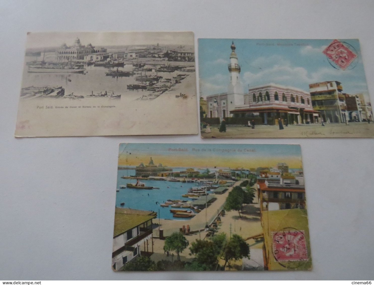 PORT SAID - Lot De 3 Cartes - Port Said