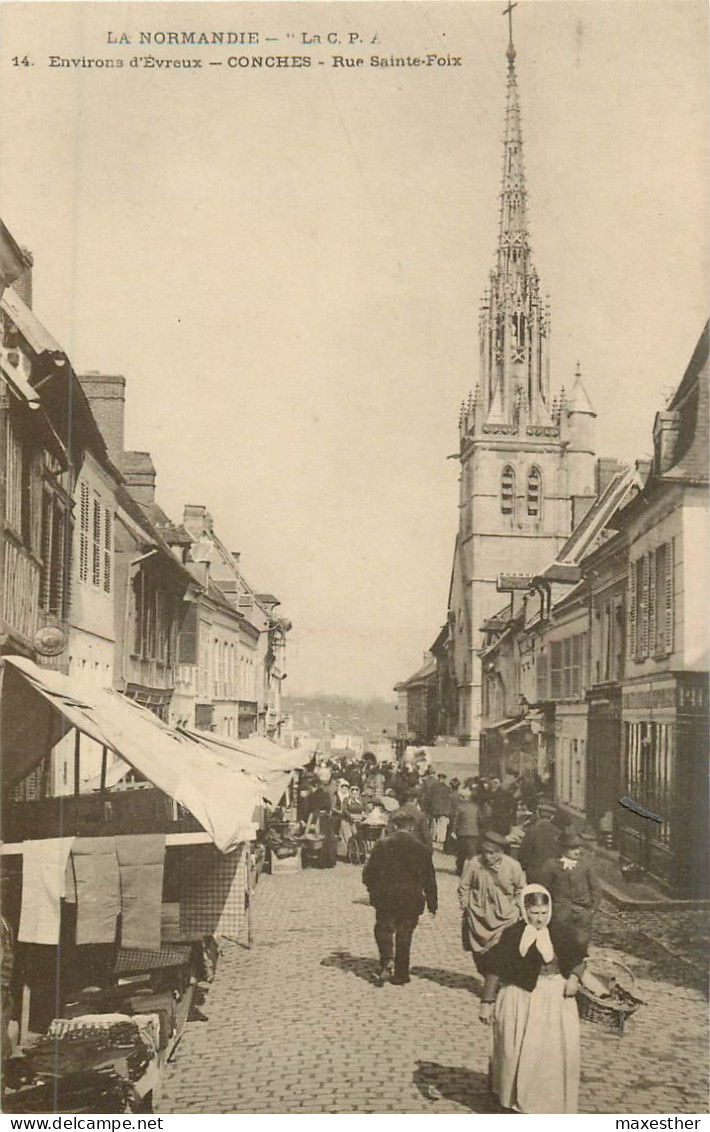 CONCHES Rue Ste Foix - Conches-en-Ouche